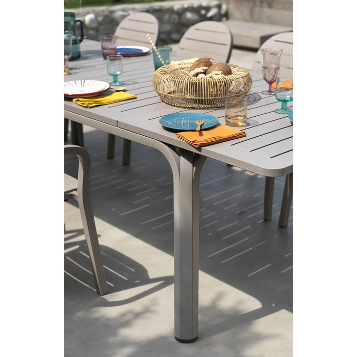 Tavolo da giardino con gambe in alluminio estensibile - Alloro - NARDI SPA - 34279976927448