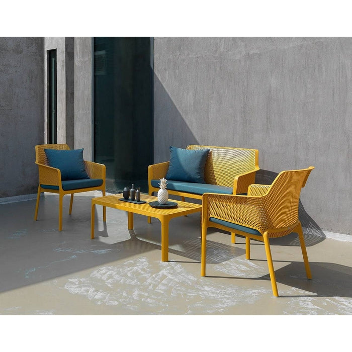 Tavolino da giardino in resina 100x60 cm - Net Table