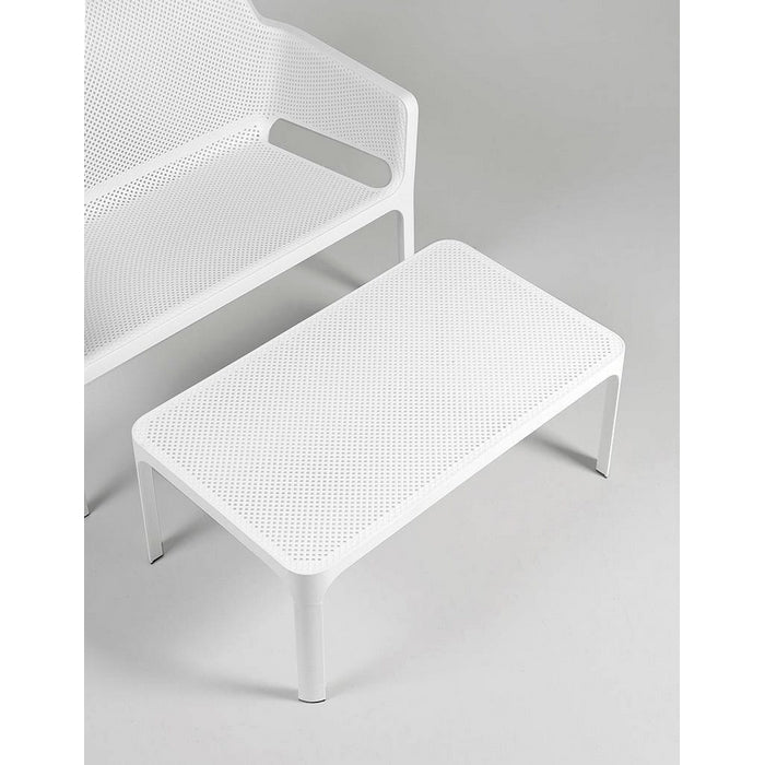 Tavolino da giardino in resina 100x60 cm - Net Table