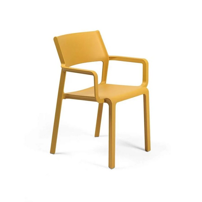 Poltrona da giardino in resina impilabile - Trill Armchair