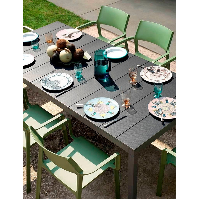Poltrona da giardino in resina impilabile - Trill Armchair