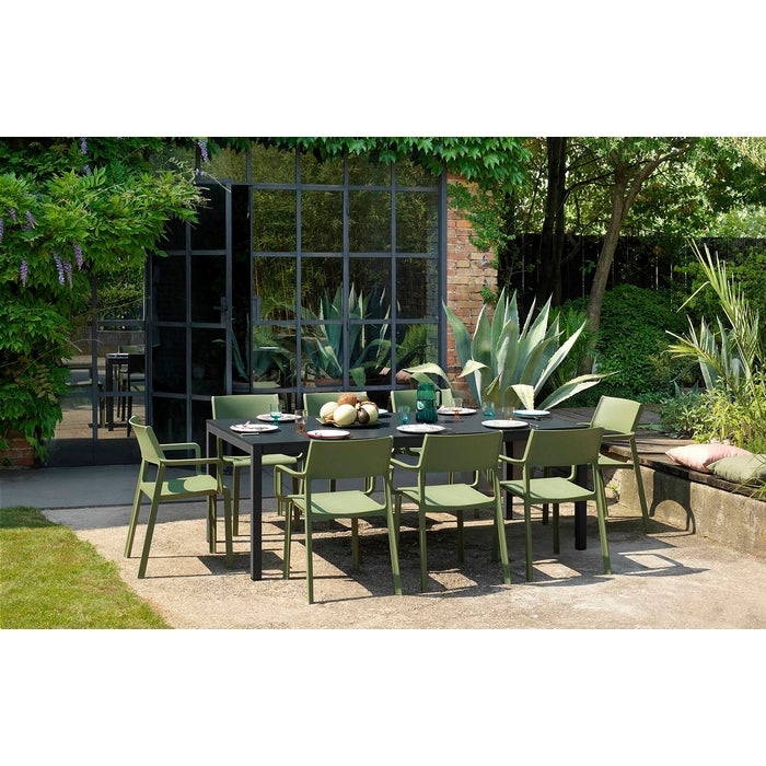 Poltrona da giardino in resina impilabile - Trill Armchair