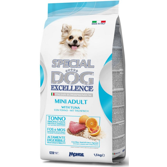Special Dog Excellence Mini Adult con Tonno 1,5kg - MONGE - 34317516243160