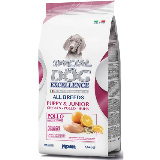 Special Dog Excellence All Breeds - Puppy & Junior - Pollo 1,5kg - MONGE - 34417425088728