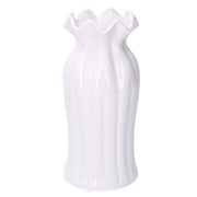 Vaso in ceramica bianco