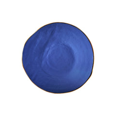 Mediterraneo - piatto piano colorato in gres
