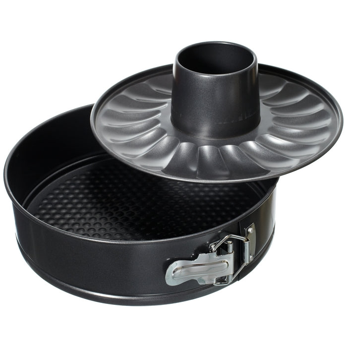 Tortiera Carbon Steel apribile con 2 fondi 26 cm - CASA COLLECTION - 34276971217112