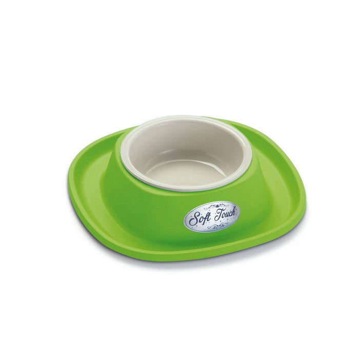 Ciotola in plastica Soft Touch per cani e gatti big