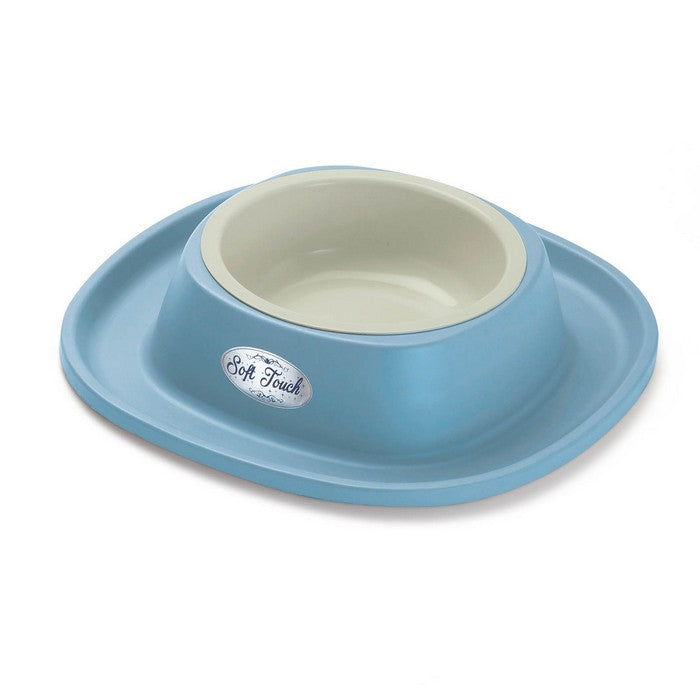 Ciotola in plastica Soft Touch per cani e gatti big