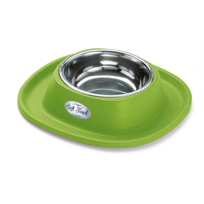 Ciotola in acciaio inox Soft Touch per cani e gatti big