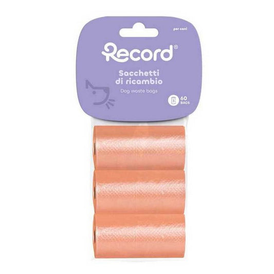 Set 6 ricariche da 20 sacchetti igienici per cani 27,5x30 cm - RECORD - 64406145859962