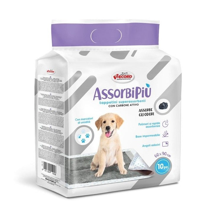 Tappetini assorbenti 60x90 cm con carbone attivo - Assorbipiù - RECORD - 64428691095930