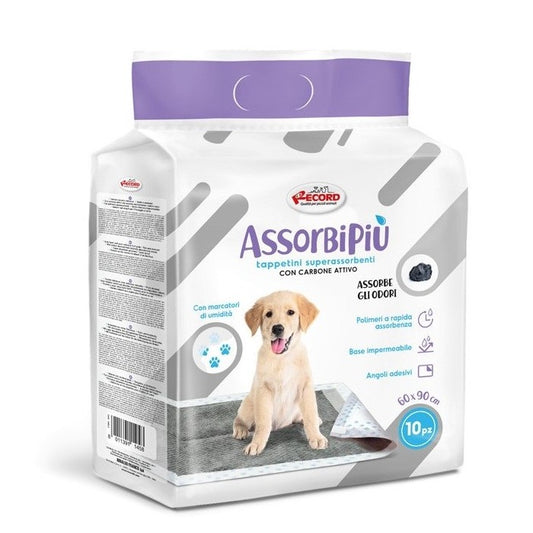 Tappetini assorbenti 60x90 cm con carbone attivo - Assorbipiù - RECORD - 64428691423610