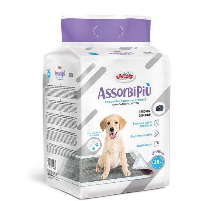 Tappetini assorbenti 60x90 cm con carbone attivo - Assorbipiù - RECORD - 64428992692602
