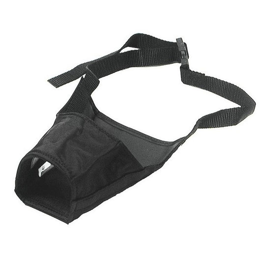 Museruola per cani in nylon nero - RECORD - 64428947505530