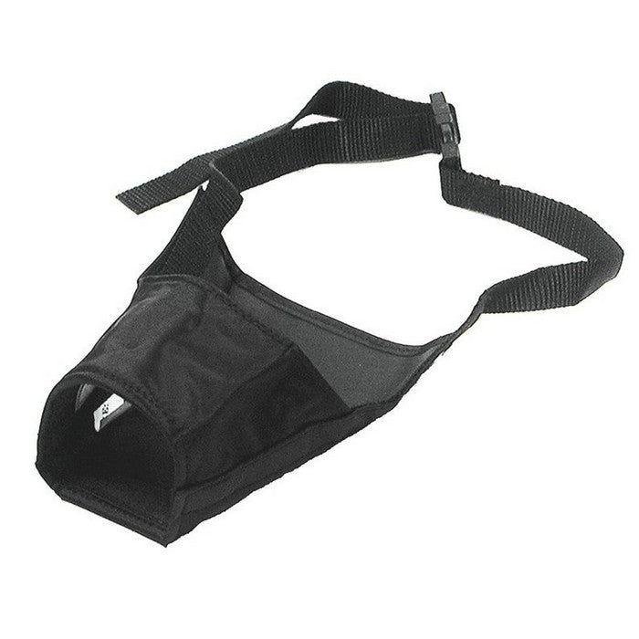 Museruola per cani in nylon nero