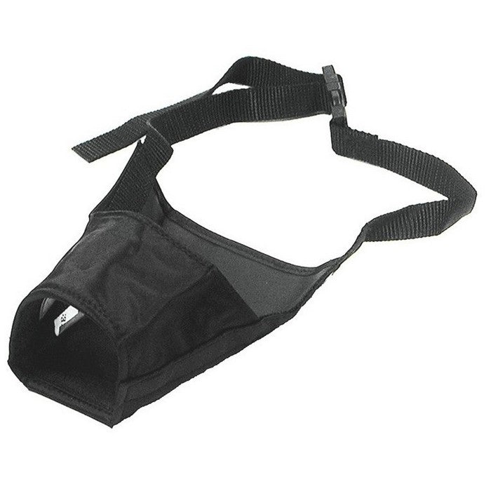 Museruola per cani in nylon nero