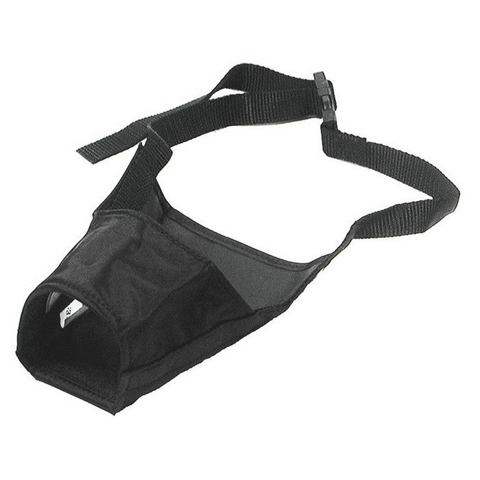 Museruola per cani in nylon nero