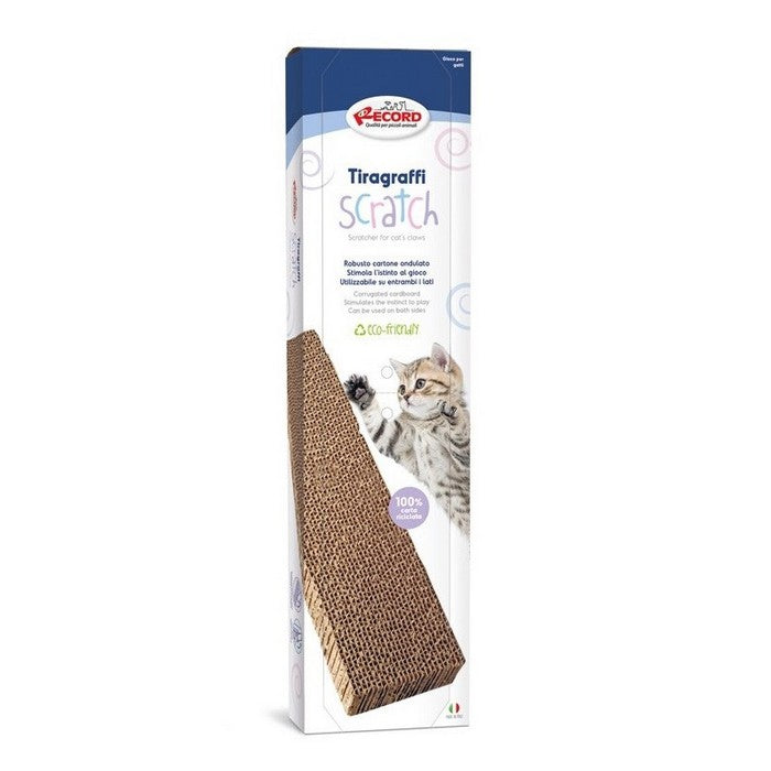 Tiragraffi per gatti in cartone 50x13 cm - Scratch - RECORD - 64406070624634