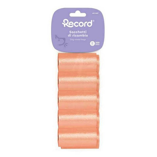 Set 10 ricariche da 20 sacchetti igienici per cani 27,5x30 cm - RECORD - 64405978284410
