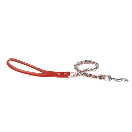 Guinzaglio a catena con inserto in nylon per cani - RECORD - 64406045786490