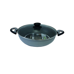 Tegame 2 manici con coperchio in vetro - 30 cm