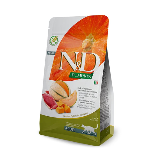 N&D Pumpkin Cat Zucca, anatra e cantalupo Adult - FARMINA - 64826492617082
