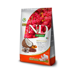 N&D Quinoa Dog Skin&Coat Aringa, quinoa e cocco Adult