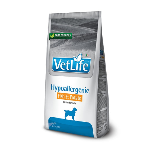 Vet Life Dog Hypoallergenic Pesce e patate - FARMINA - 64826547143034