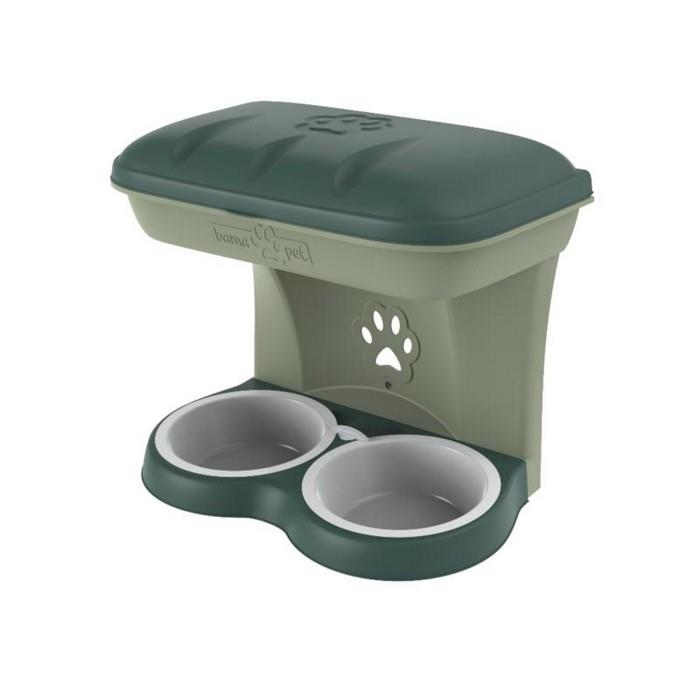 Food stand per animali verde - BAMA - 34357580923096