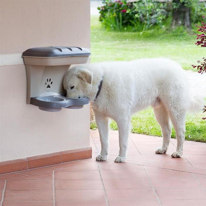 Food stand per animali verde