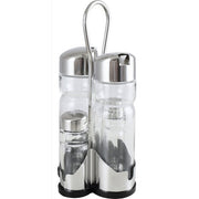 Menage condì set da 4 pezzi con supporto inox