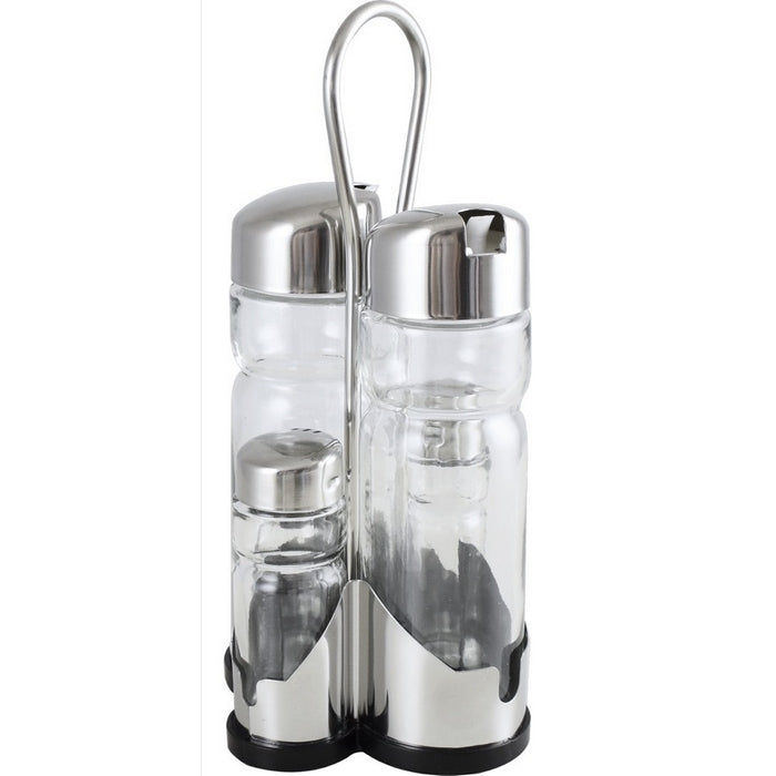 Menage condì set da 4 pezzi con supporto inox - KASAVIVA - 34316848496856
