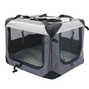 Gabbia water-resistant ripiegabile in tessuto per trasporto cani