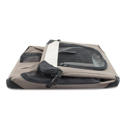 Gabbia water-resistant ripiegabile in tessuto per trasporto cani