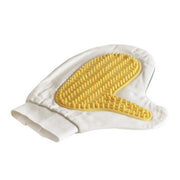 Guanto spazzola con palmo in latex per cani