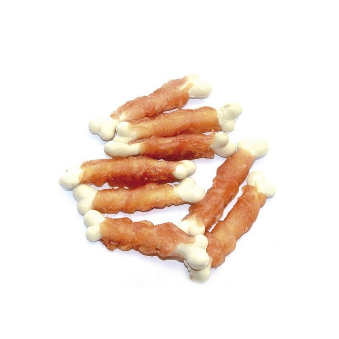 Involtini di pollo con calcio per cani 75 g - Weli snack