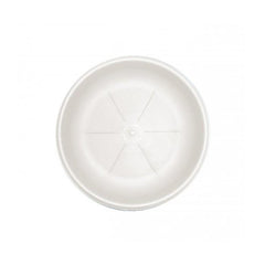 Sottovaso rotondo bianco - Terra