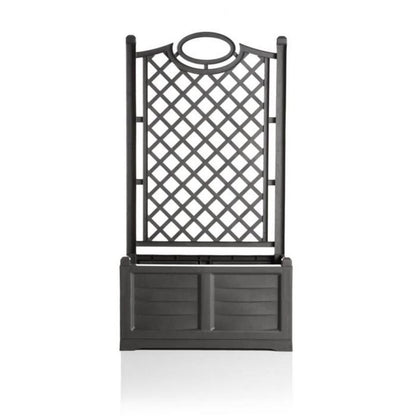 Fioriera da giardino con spalliera - Arredo