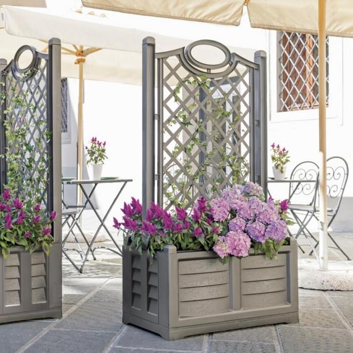 Fioriera da giardino con spalliera - Arredo - BAMA - 34274213232856