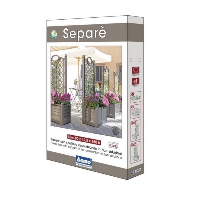 Fioriera da giardino con spalliera - Arredo - BAMA - 34274215002328