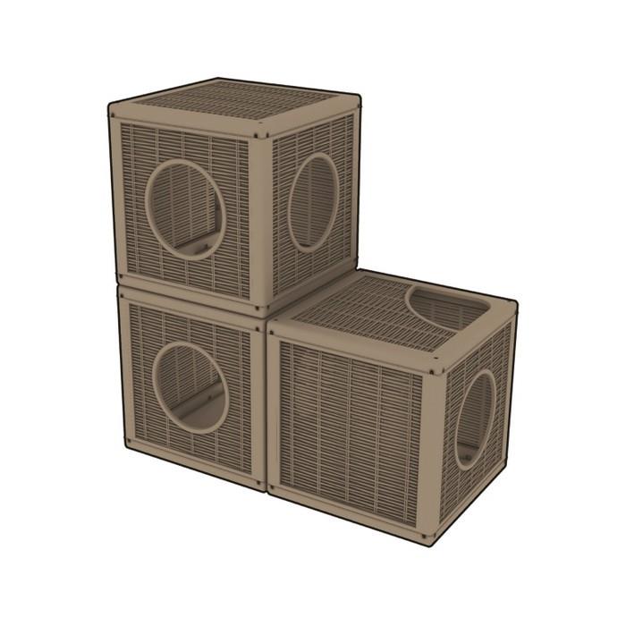 Qublò cuccia cubica gioco - BAMA - 34357677162712