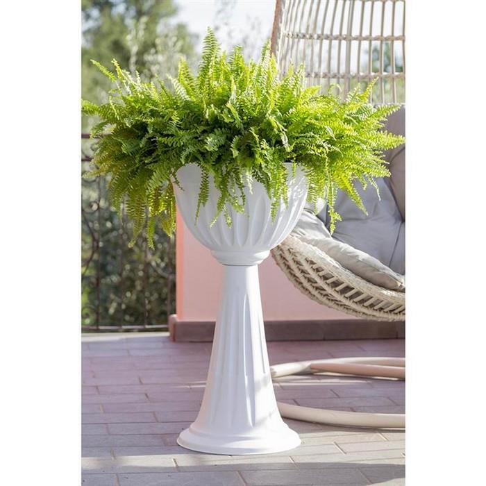 Vaso a colonna tondo 43 cm - Alba - BAMA - 34274450899160