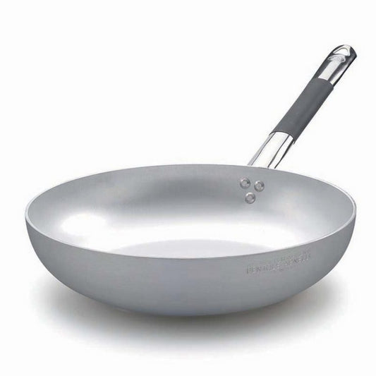 Padella professionale svasata alta a saltare in alluminio 3mm - 1 manico - AGNELLI - 34277106319576