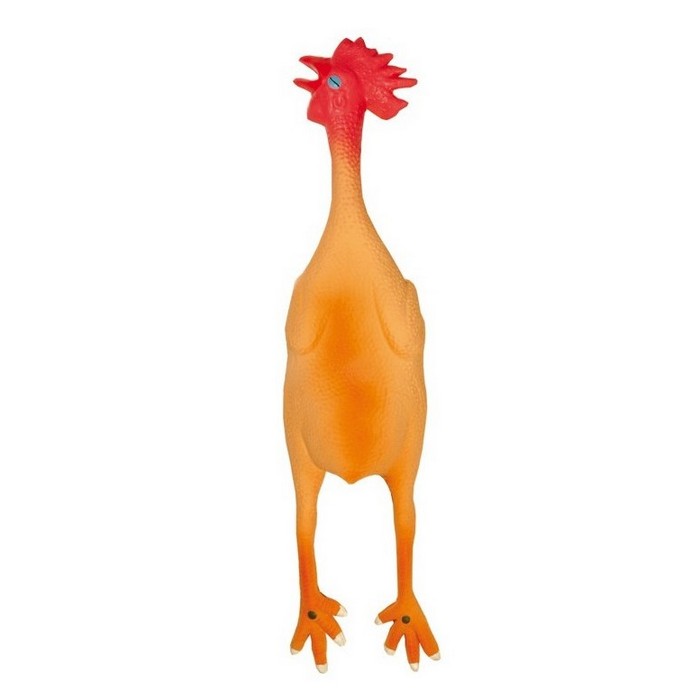 Gioco per cane in lattice 25 cm - Gallina - RECORD - 64406071476602