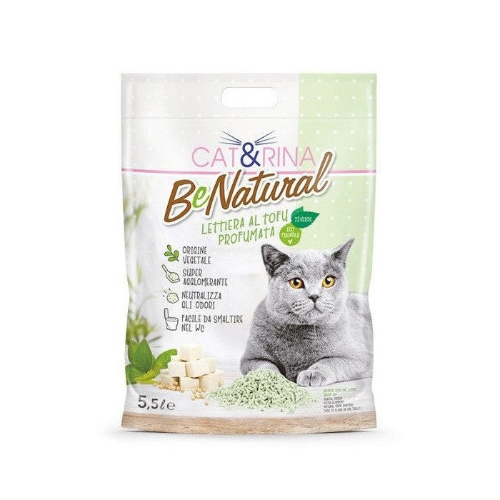 Cat&Rina Lettiera ecologica al tofu 5,5 lt - BeNatural - RECORD - 64406042935674