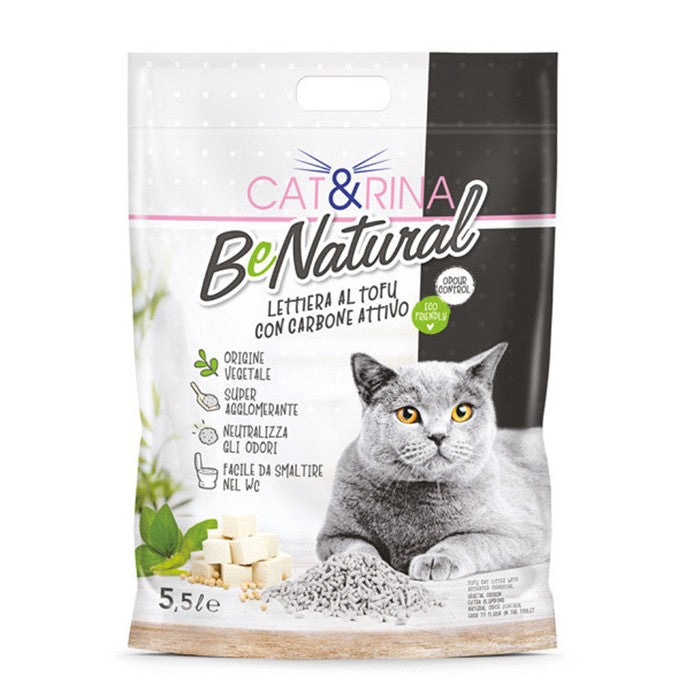 Cat&Rina Lettiera ecologica al tofu 5,5 lt - BeNatural - RECORD - 64406043951482