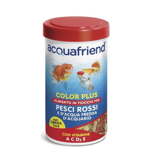 Mangime in fiocchi per pesci rossi color plus 250 ml - Acquafriend - RECORD - 