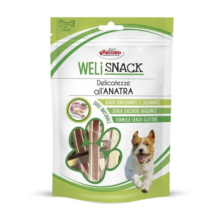 Delicatezze all'anatra per cani 75 g - Weli snack