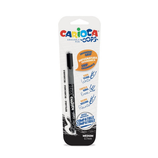 Carioca penna cancellabile Oops - nero - INGRO CART - 34277913624792